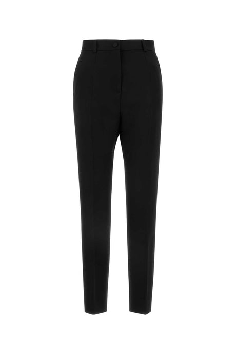 DOLCE & GABBANA Elegant Wool Blend Pants for Women - Perfect for Any Occasion