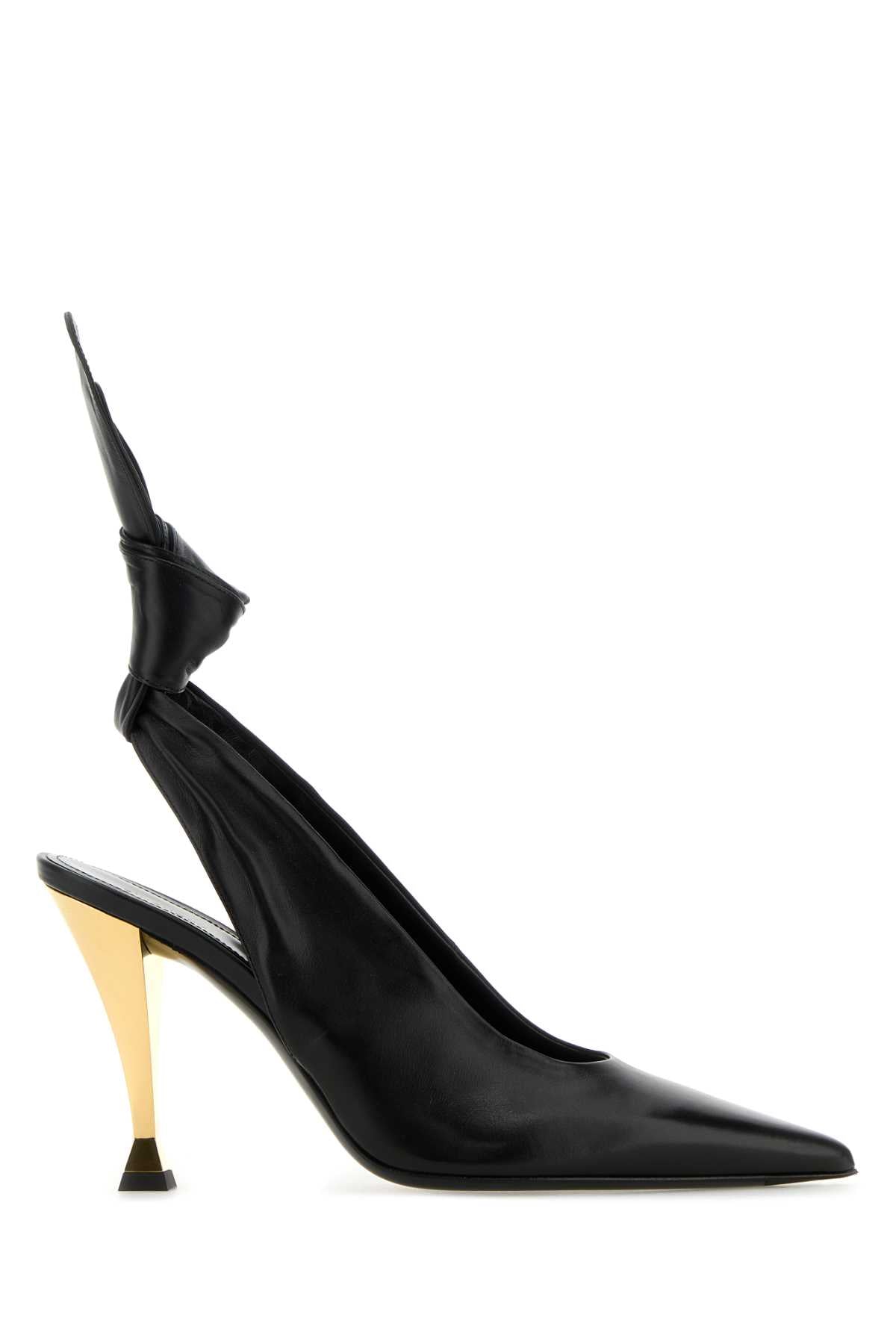 GIVENCHY Stylish Black Nappa Leather Pumps with High Heel (9.5 cm)