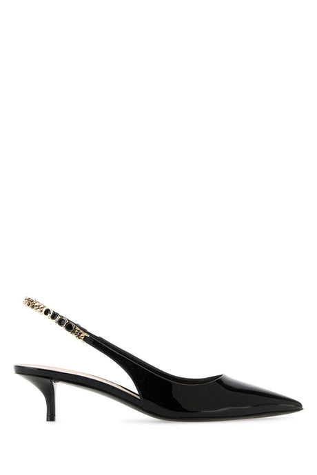 GUCCI Elegantly Crafted Leather Signoria Pumps with 4.5 cm Heel