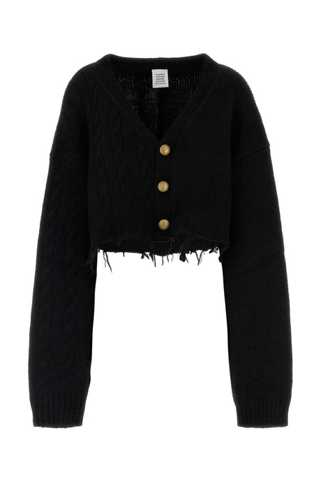 VETEMENTS Alpaca Blend Cardigan for Women - Cozy Knitwear