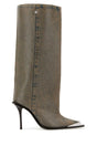 DIESEL Daring Denim D-Tona Mini Boots - 9 cm Heel