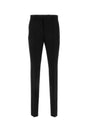 VERSACE Sleek Black Wool Blend Pants for Men - 24W