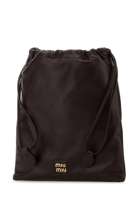 MIU MIU Mini Nappa Leather Pouch Handbag