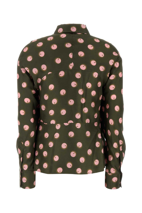 FENDI Elegant Printed Silk Shirt for Women