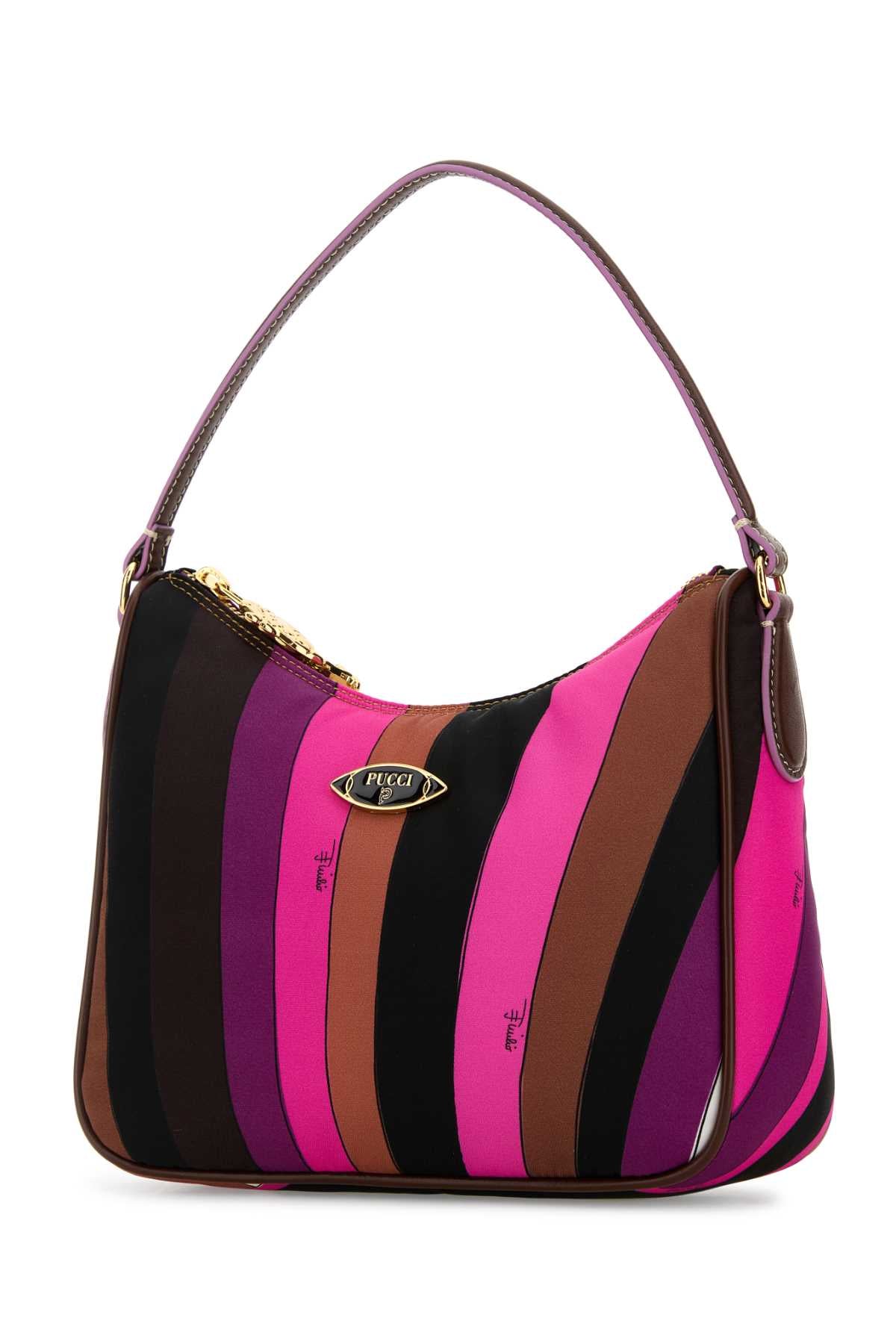 EMILIO PUCCI Mini Printed Nylon Yummy Shoulder Handbag