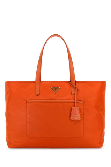 PRADA Luxurious Recycled Polyamide Shopping Tote