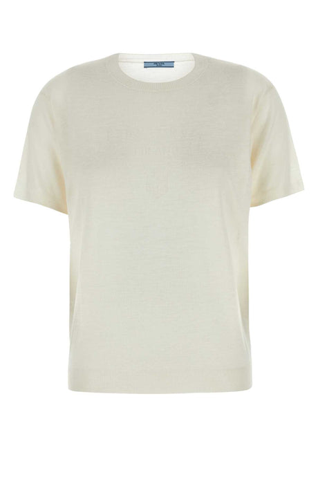 PRADA Ivory Cashmere Sweater for Women