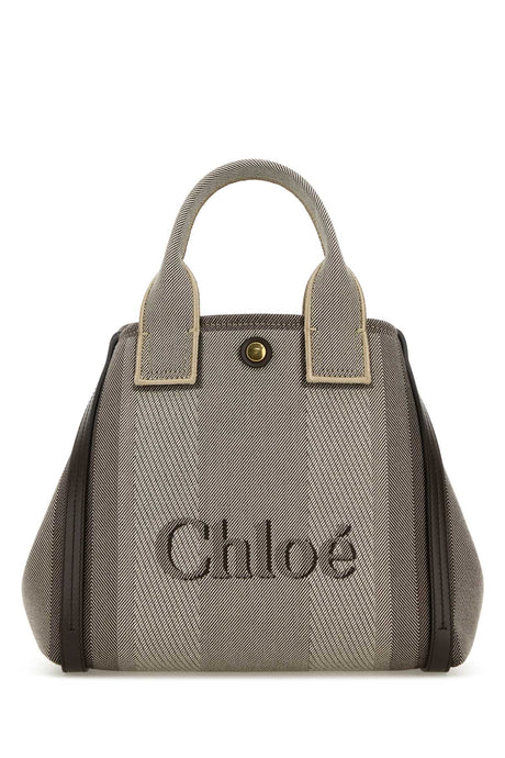 CHLOE Mini Multicolor Canvas Carry Handbag