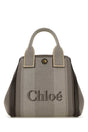 CHLOE Mini Multicolor Canvas Carry Handbag