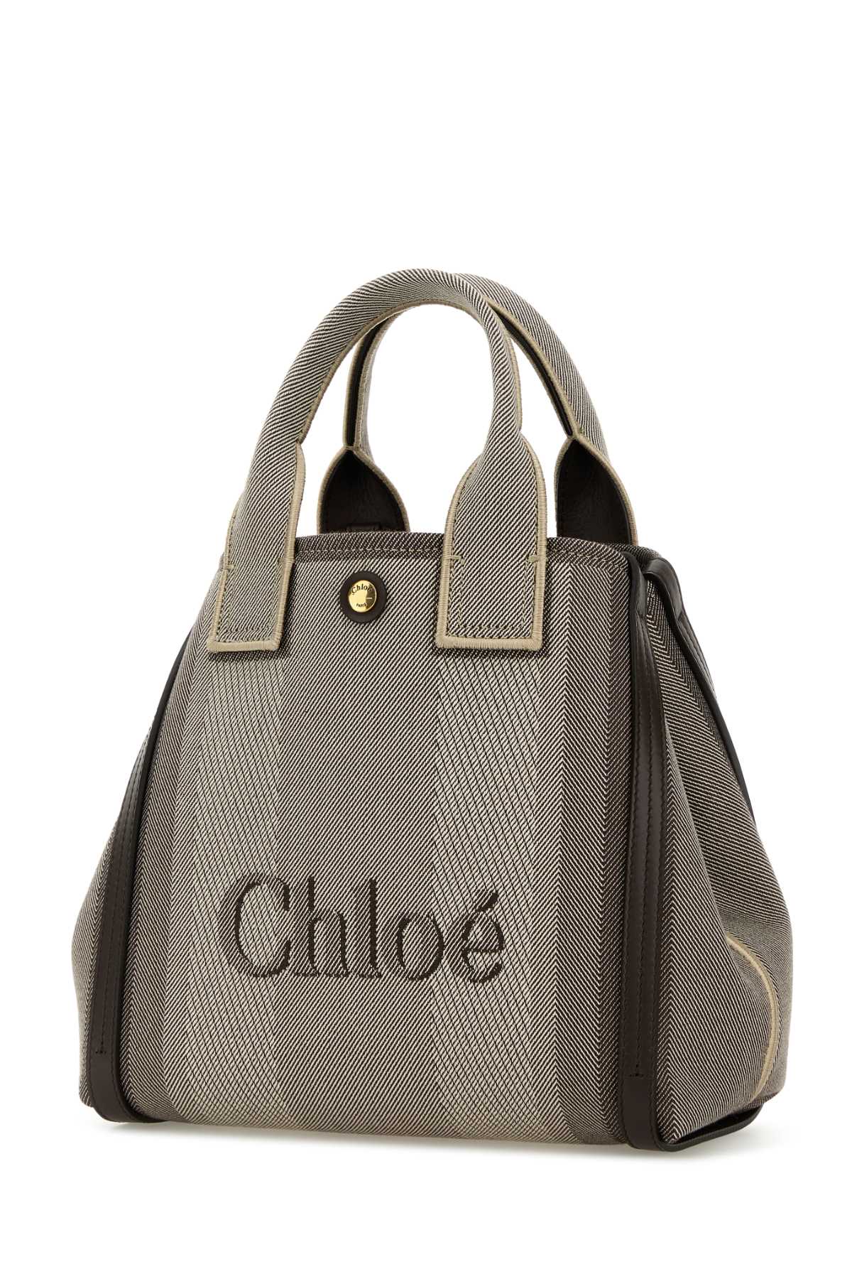 CHLOE Mini Multicolor Canvas Carry Handbag