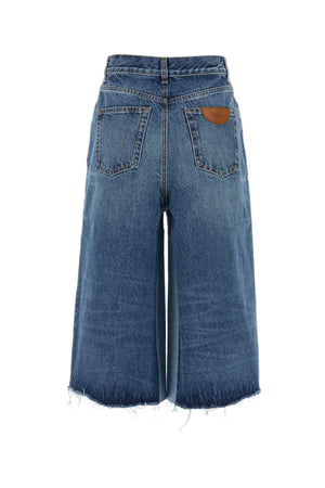 CHLOE Denim Bermuda Shorts for Women - Summer Style