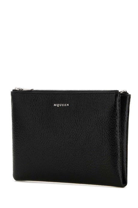 ALEXANDER MCQUEEN Mini Leather Pouch Handbag