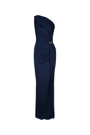 ELISABETTA FRANCHI Elegant Long Suit with Waist Detail for Women