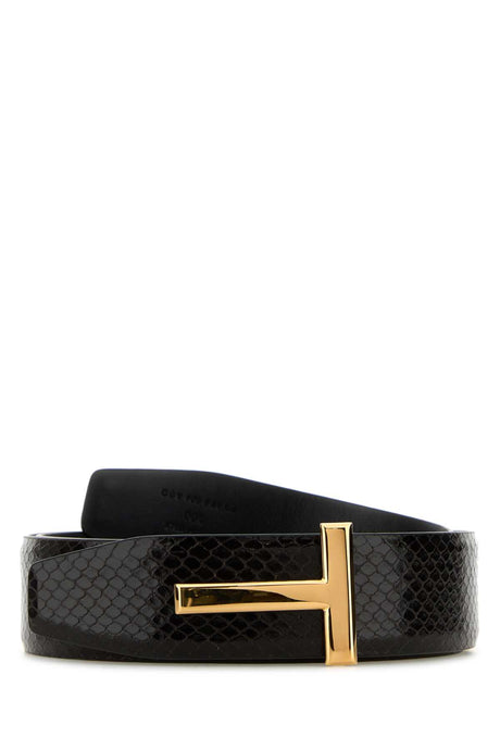 TOM FORD Reversible Python Print Belt 40 MM