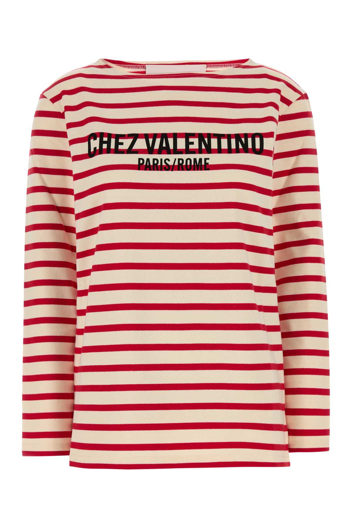 VALENTINO GARAVANI Striped Mini T-Shirt for Women - 25S Collection