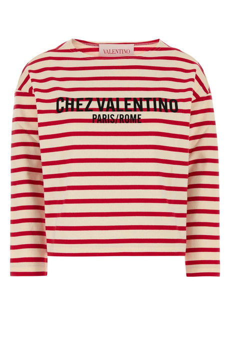 VALENTINO GARAVANI Chic Women's T-Shirt | Trendy Pattern Design | Mini Style