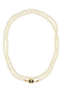 VALENTINO GARAVANI Ivory Pearls Ovalette Necklace - 85 cm