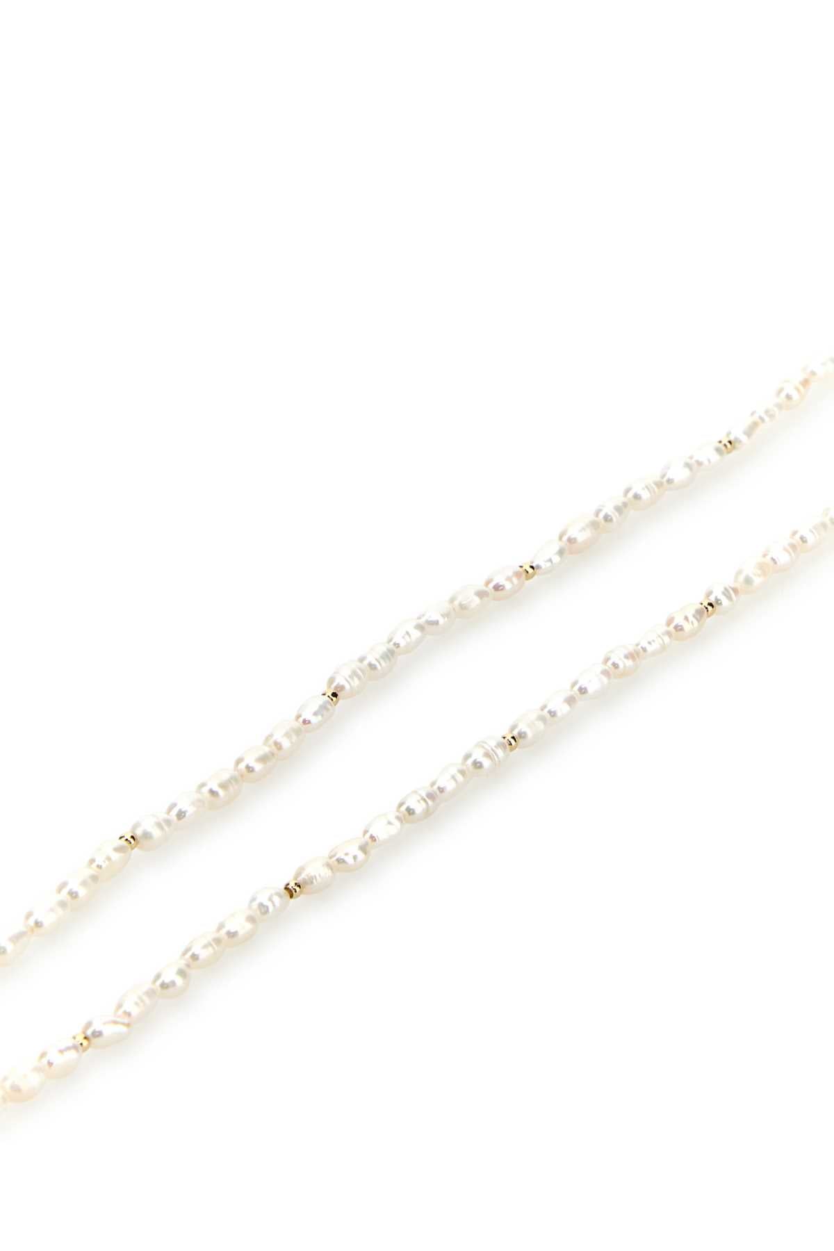 VALENTINO GARAVANI Elegant Pearls Ovalette Necklace - 70 cm