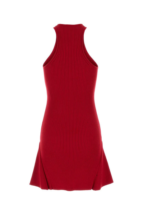 COURREGES Scuba Rib Knit Mini Dress