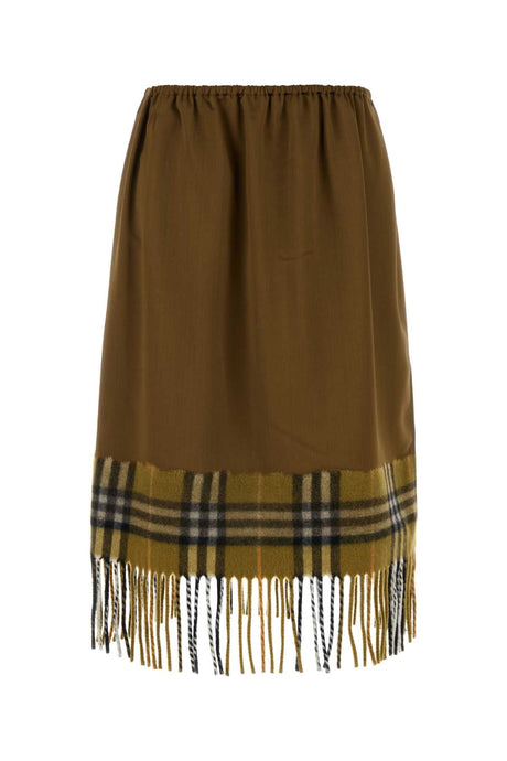 BURBERRY Satin-Feel Wrap Skirt for Women