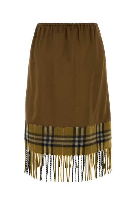 BURBERRY Satin-Feel Wrap Skirt for Women