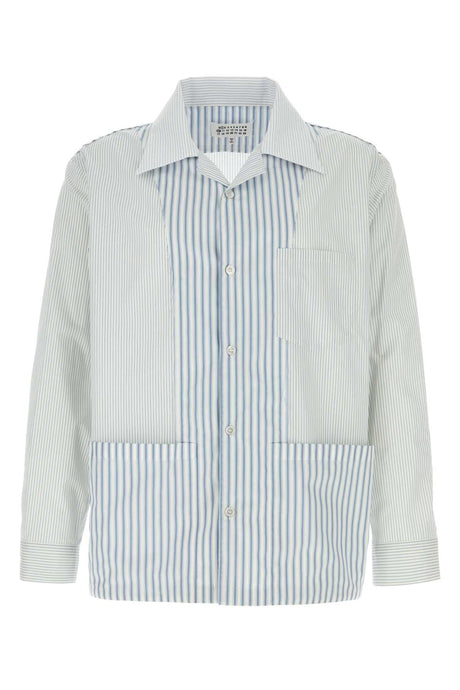 MAISON MARGIELA Embroidered Poplin Shirt for Men