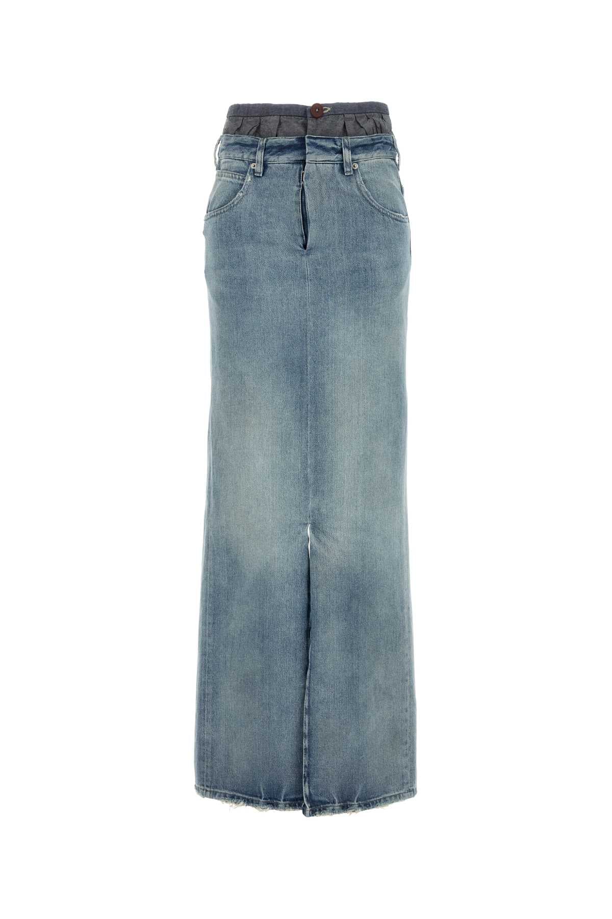 MAISON MARGIELA Denim Mini Skirt