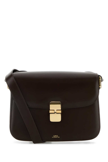 A.P.C. Mini Leather Grace Crossbody Handbag