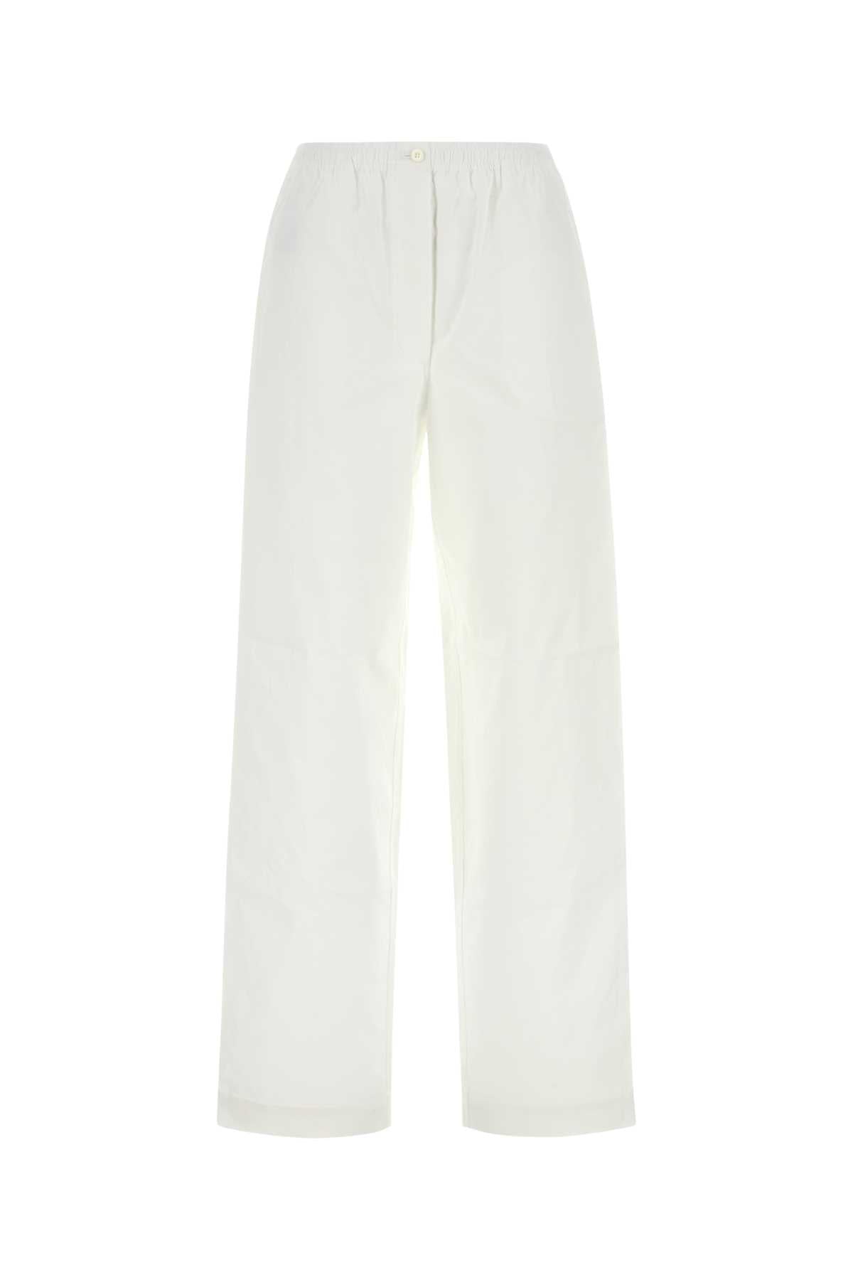 MIU MIU Essential Poplin Pyjama Pants for Women