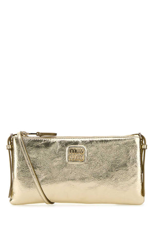 MIU MIU Mini Nappa Leather Shoulder Handbag