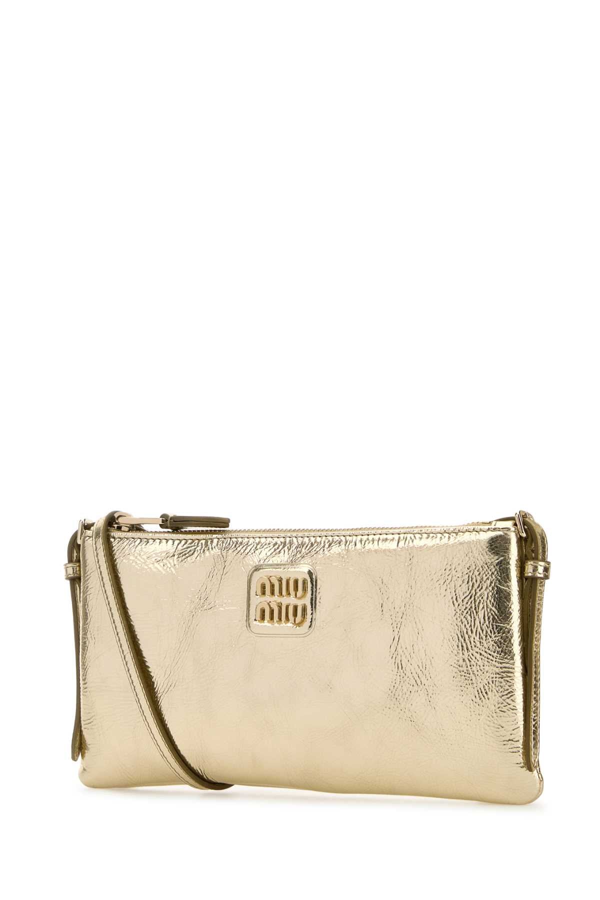 MIU MIU Mini Nappa Leather Shoulder Handbag