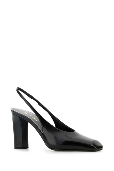 PRADA Stylish Leather Pumps with 9 cm Heel Height