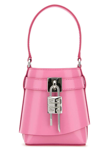 GIVENCHY Mini Leather Shark Lock Micro Bucket Handbag