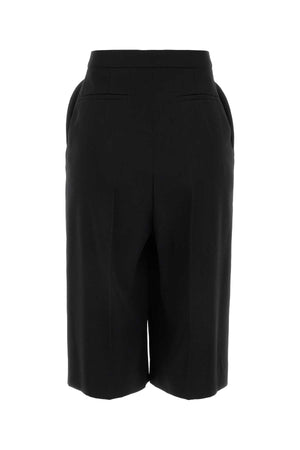 GIVENCHY Chic Black Wool Bermuda Shorts for Women