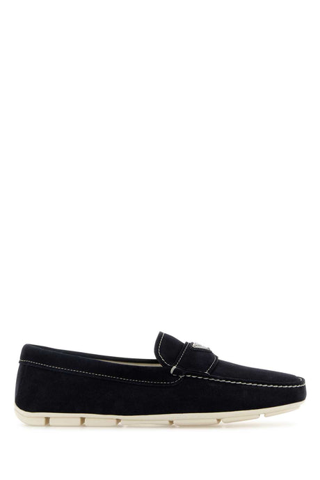 PRADA Elegant Suede Loafers for the Modern Man