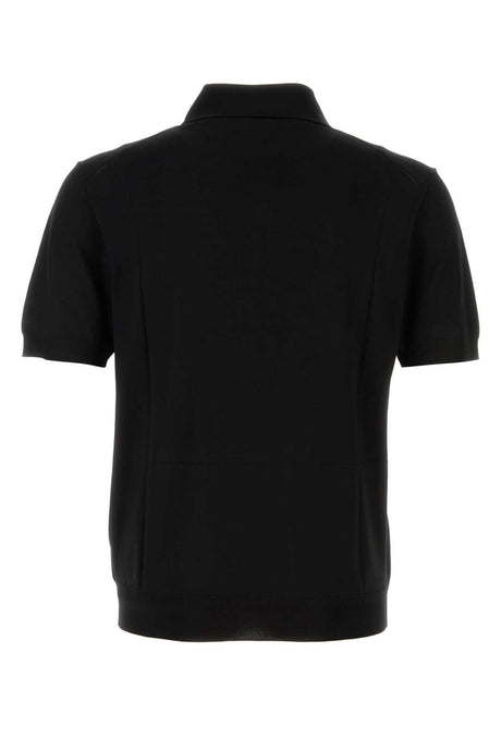 PRADA Silk Polo Shirt for Men - Luxury Knitwear 2025 Spring Season