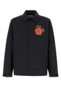 KENZO Men's Modern Black Cotton Blend Jacket