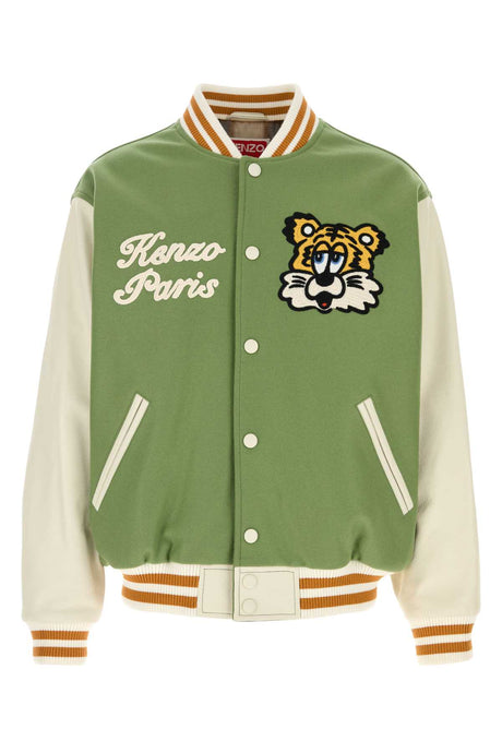 KENZO Wool Blend Bomber Jacket - Size 48