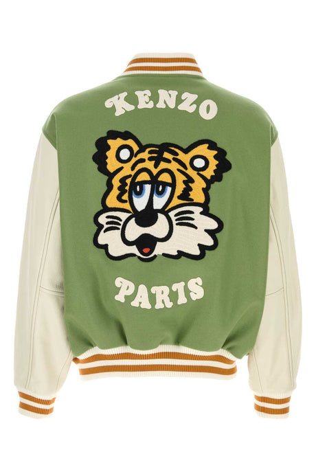 KENZO Wool Blend Bomber Jacket - Size 48