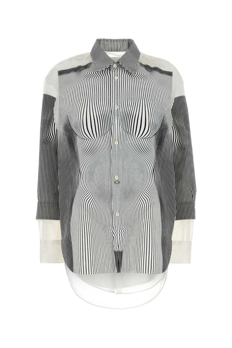 JEAN PAUL GAULTIER Printed Light Knit Oversize Shirt for Women