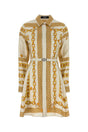 VERSACE Printed Silk Mini Dress for Women