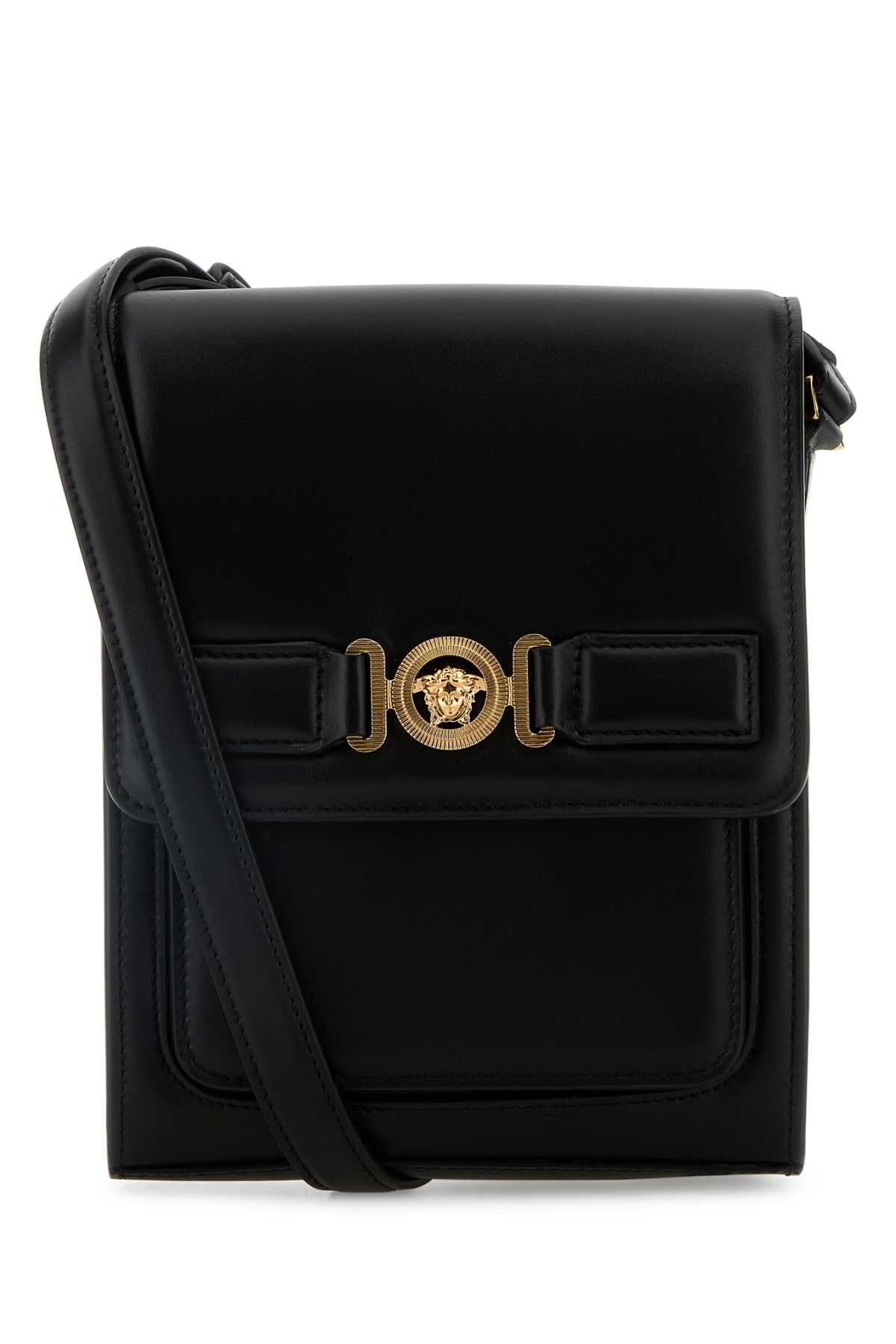 VERSACE Biggie Mini Leather Crossbody Handbag