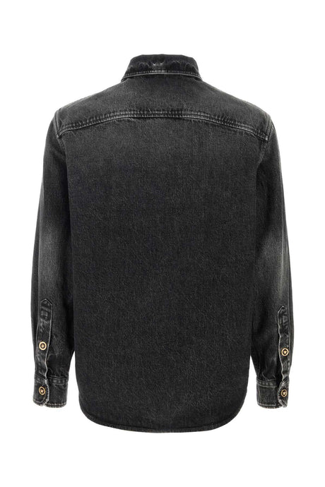 VERSACE Classic Denim Shirt for Men - Effortless Style