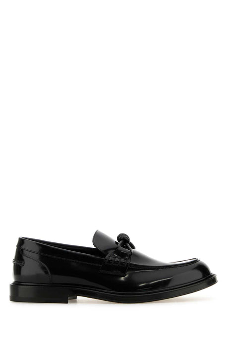 BOTTEGA VENETA Leather Tie Loafers for Men