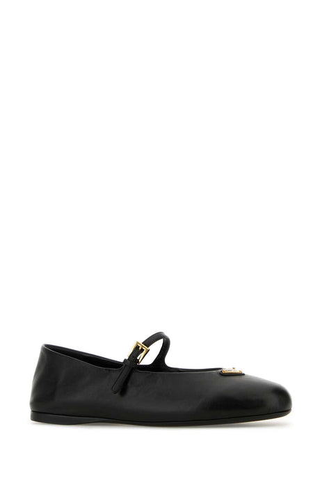 PRADA Elegant Nappa Leather Ballerinas for Women