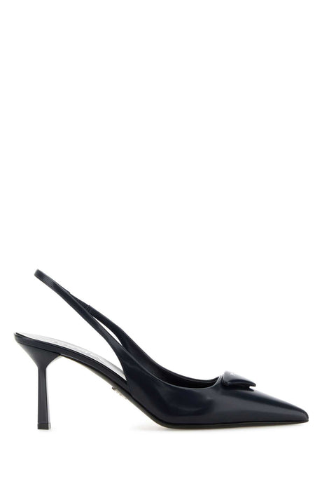 PRADA Elegant Leather Pumps with 7.5 cm Heel Height