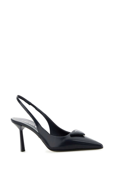 PRADA Elegant Leather Pumps with 7.5 cm Heel Height