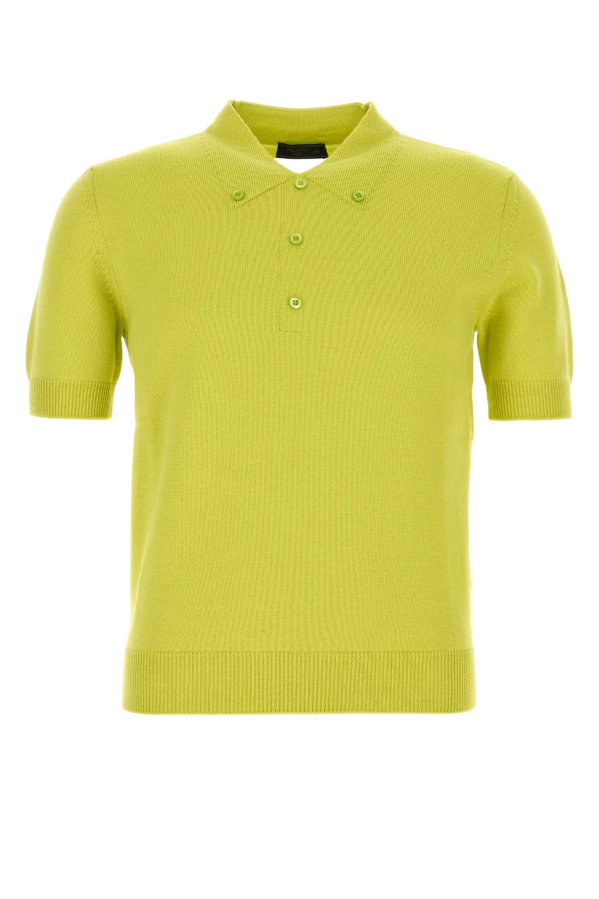 PRADA Men's Wool Polo Shirt