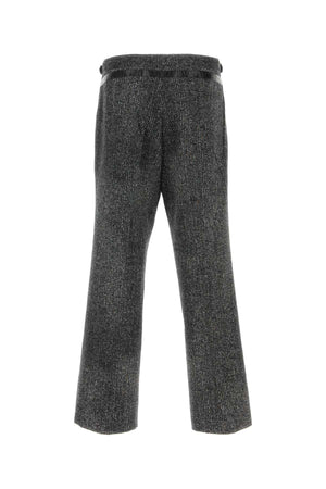 PRADA Multicolor Tweed Pants for Men - Spring/Summer 25