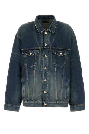 BALENCIAGA Oversized Denim Jacket for Men